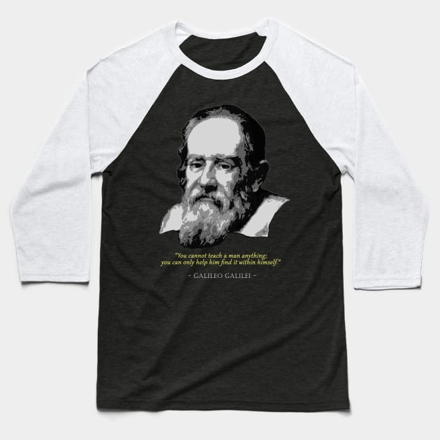 Galileo Galilei galileo galilei Baseball T-Shirt by Nerd_art